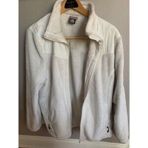 NIKE ACG Vintage Womens Full Zip Jacket Warm Fleece Soft Interior‎  Cream  XL